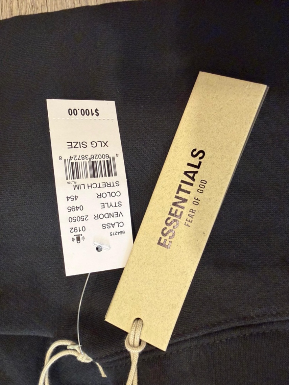 Fear of God Essentials Hoodie in Black - Picture 15 of 15
